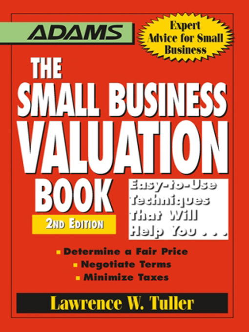 Title details for The Small Business Valuation Book by Lawrence W Tuller - Available